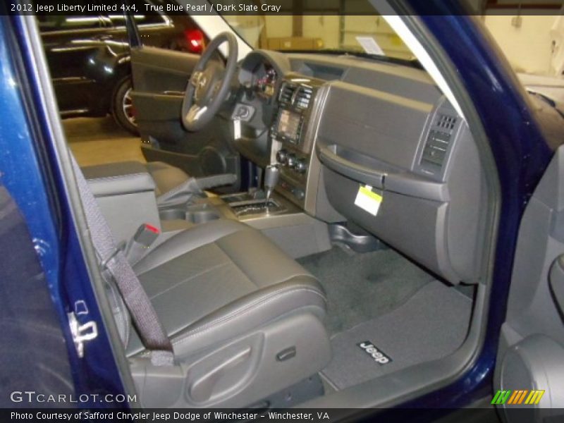 True Blue Pearl / Dark Slate Gray 2012 Jeep Liberty Limited 4x4