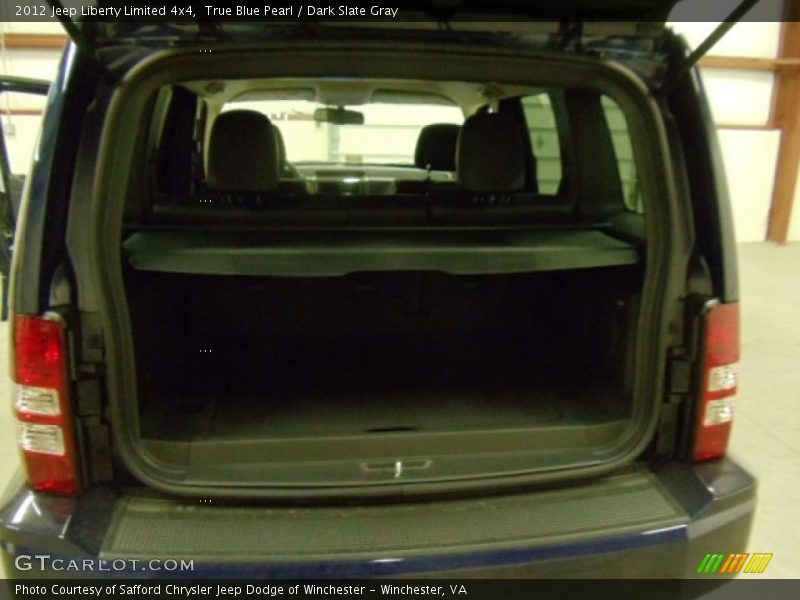 True Blue Pearl / Dark Slate Gray 2012 Jeep Liberty Limited 4x4