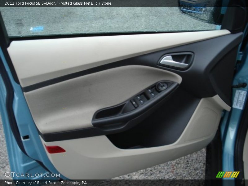 Frosted Glass Metallic / Stone 2012 Ford Focus SE 5-Door
