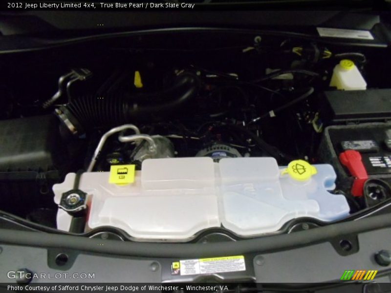 True Blue Pearl / Dark Slate Gray 2012 Jeep Liberty Limited 4x4