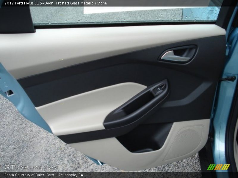 Frosted Glass Metallic / Stone 2012 Ford Focus SE 5-Door