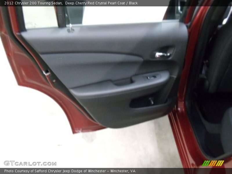 Deep Cherry Red Crystal Pearl Coat / Black 2012 Chrysler 200 Touring Sedan