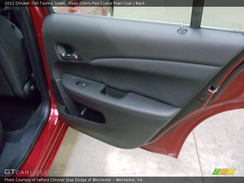 Deep Cherry Red Crystal Pearl Coat / Black 2012 Chrysler 200 Touring Sedan