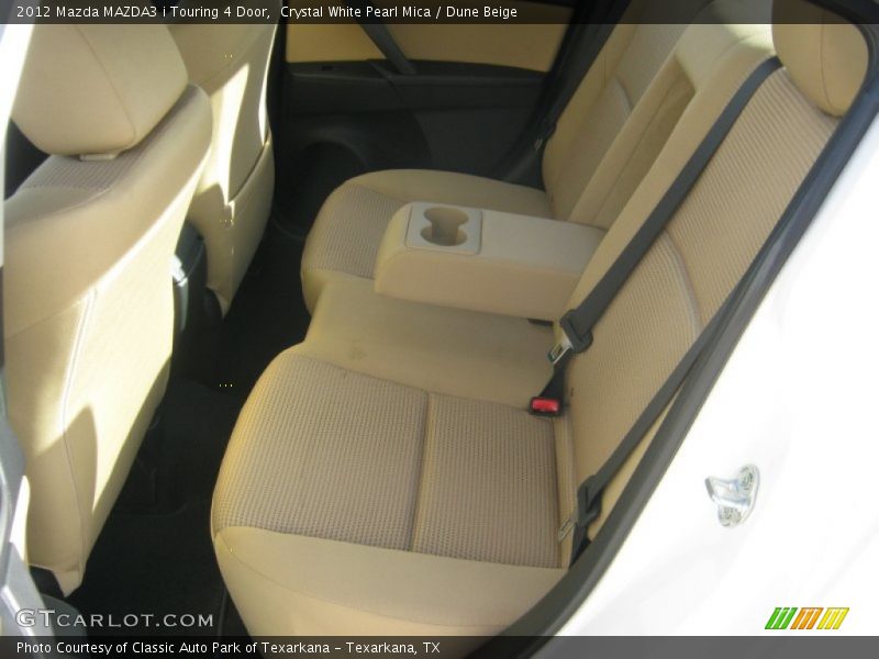 Crystal White Pearl Mica / Dune Beige 2012 Mazda MAZDA3 i Touring 4 Door