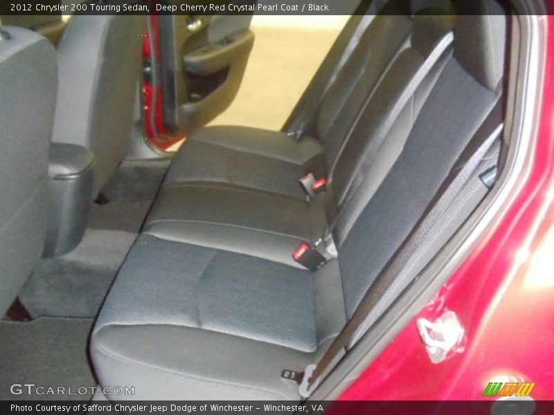 Deep Cherry Red Crystal Pearl Coat / Black 2012 Chrysler 200 Touring Sedan