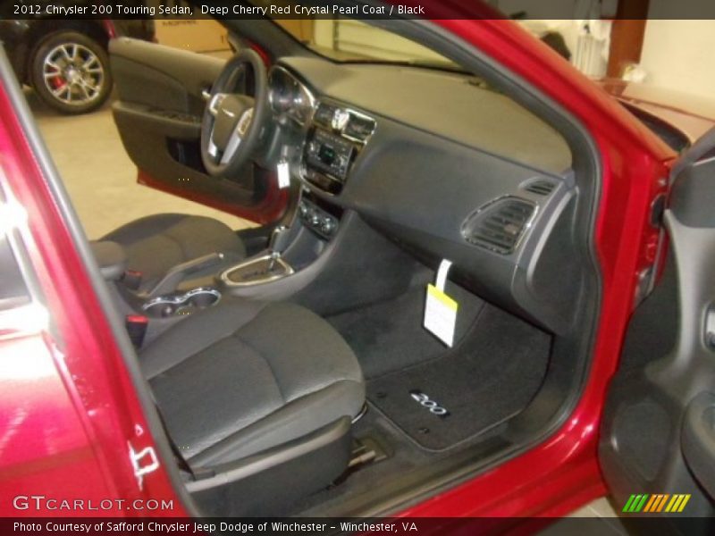 Deep Cherry Red Crystal Pearl Coat / Black 2012 Chrysler 200 Touring Sedan