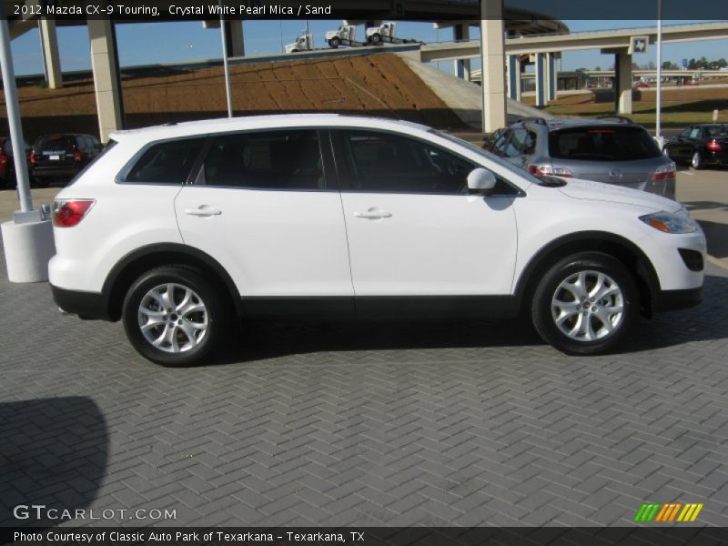 Crystal White Pearl Mica / Sand 2012 Mazda CX-9 Touring