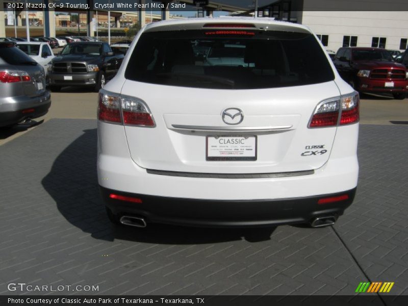 Crystal White Pearl Mica / Sand 2012 Mazda CX-9 Touring
