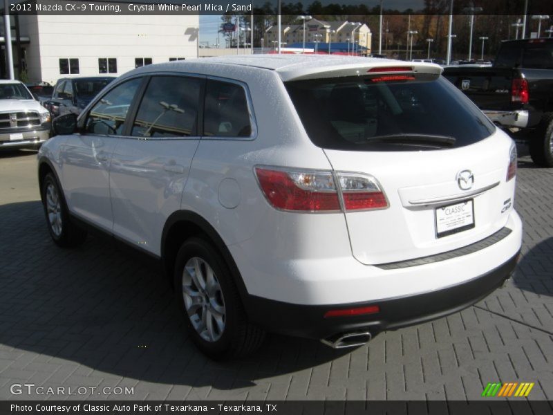 Crystal White Pearl Mica / Sand 2012 Mazda CX-9 Touring