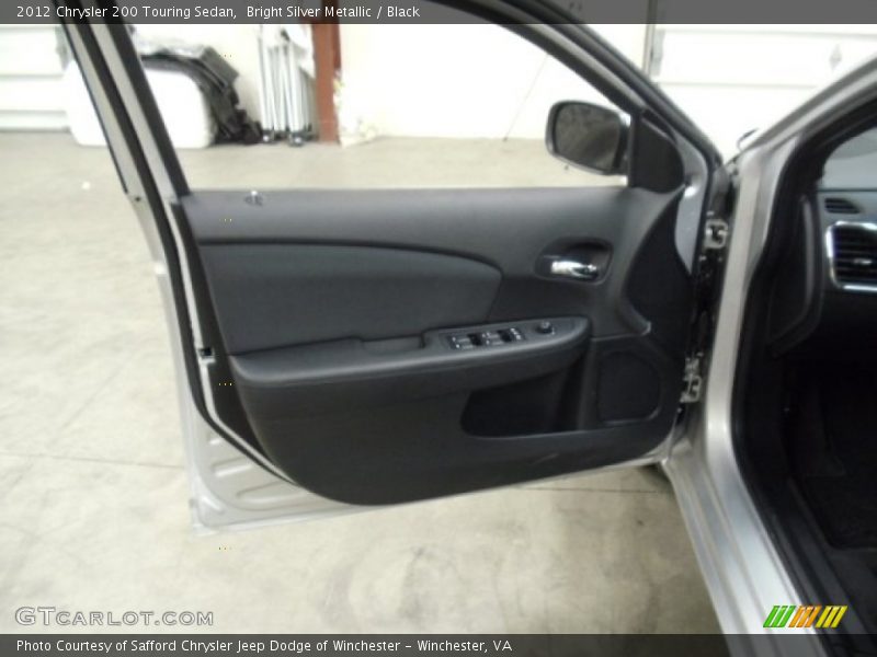 Bright Silver Metallic / Black 2012 Chrysler 200 Touring Sedan