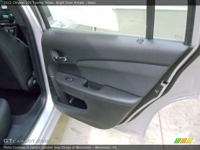 Bright Silver Metallic / Black 2012 Chrysler 200 Touring Sedan