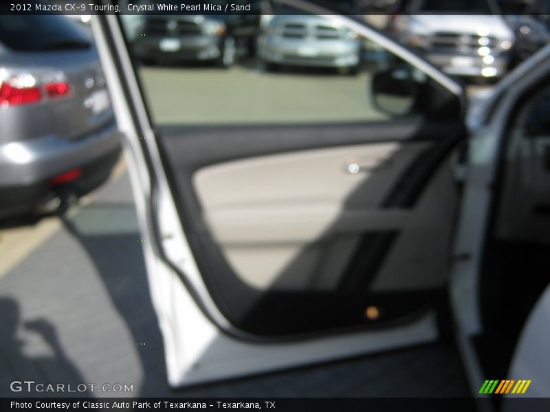 Crystal White Pearl Mica / Sand 2012 Mazda CX-9 Touring