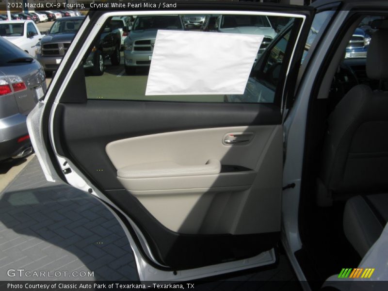 Crystal White Pearl Mica / Sand 2012 Mazda CX-9 Touring