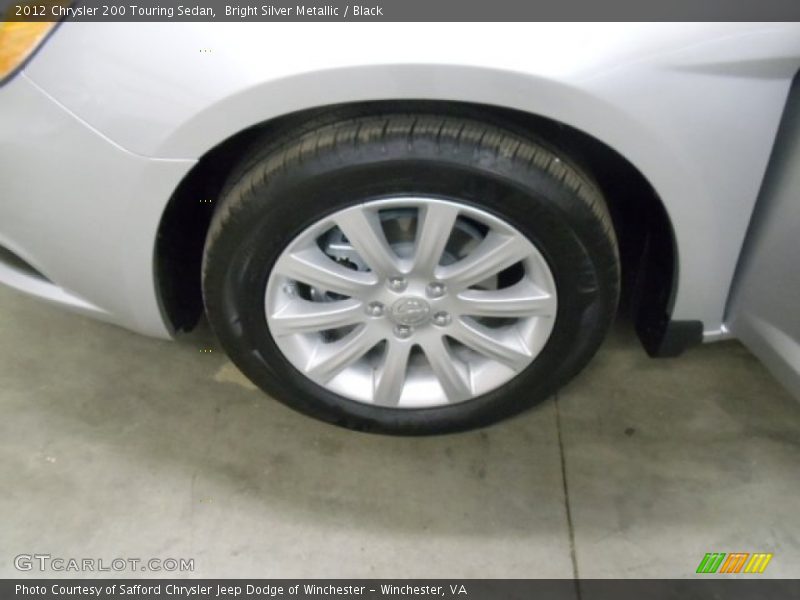 Bright Silver Metallic / Black 2012 Chrysler 200 Touring Sedan