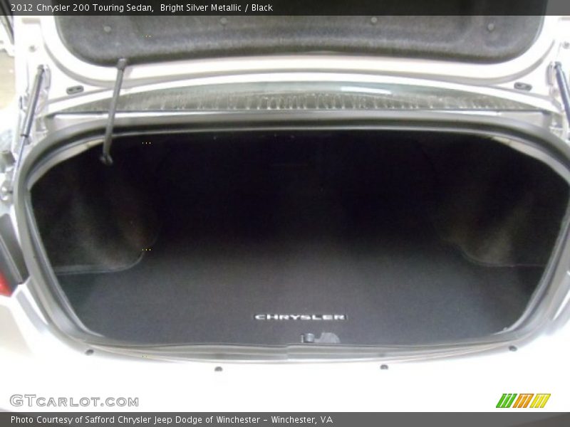 Bright Silver Metallic / Black 2012 Chrysler 200 Touring Sedan