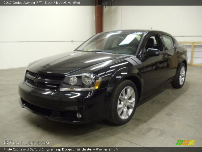 Black / Black/Silver/Red 2012 Dodge Avenger R/T