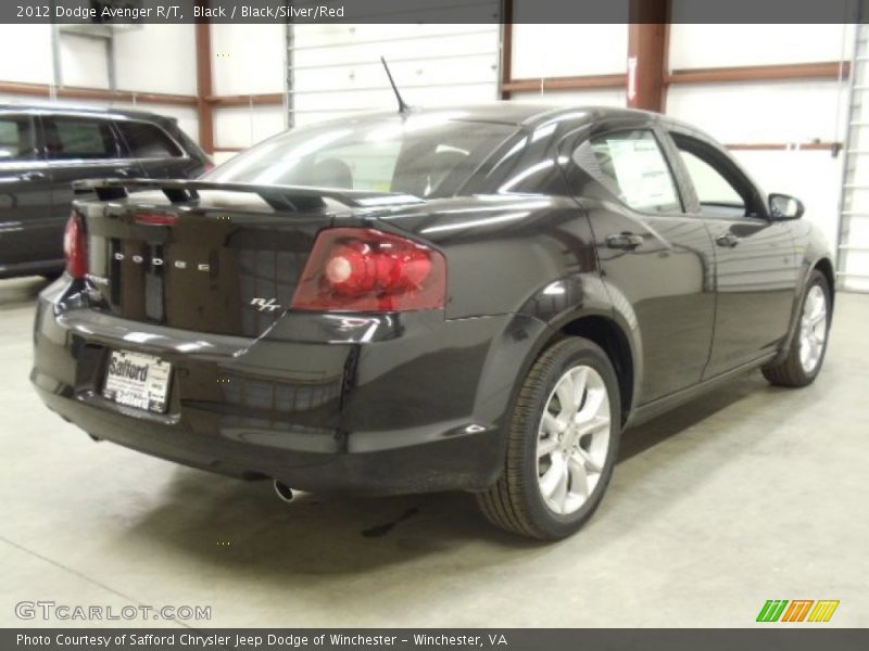 Black / Black/Silver/Red 2012 Dodge Avenger R/T