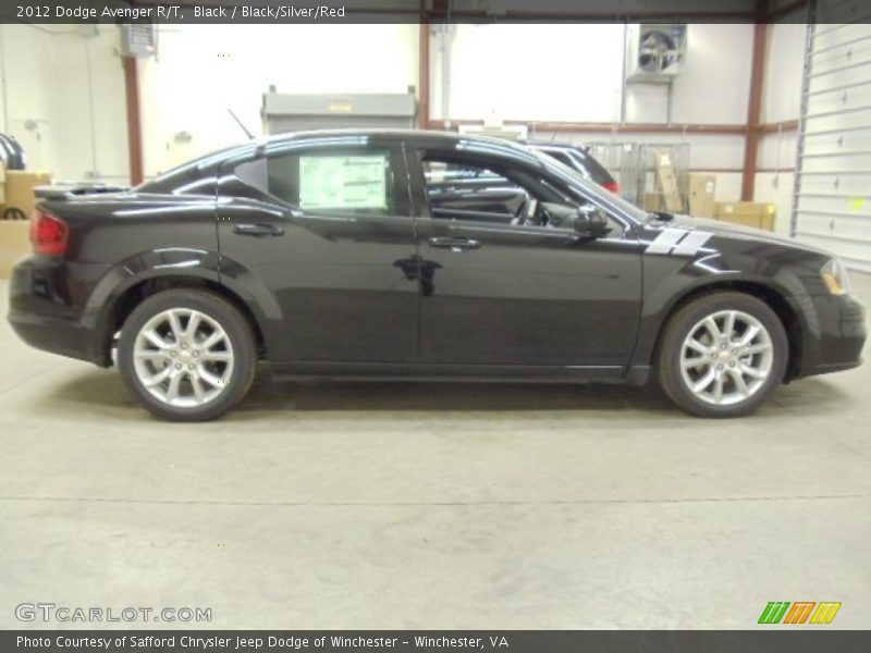 Black / Black/Silver/Red 2012 Dodge Avenger R/T