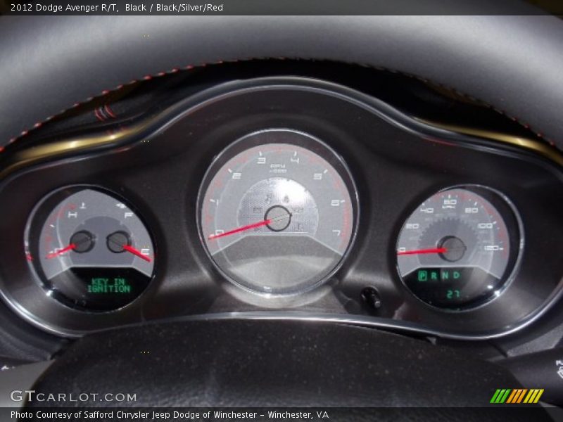 Black / Black/Silver/Red 2012 Dodge Avenger R/T