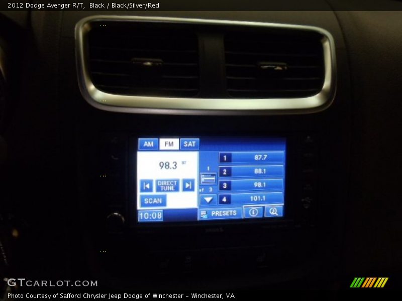 Black / Black/Silver/Red 2012 Dodge Avenger R/T