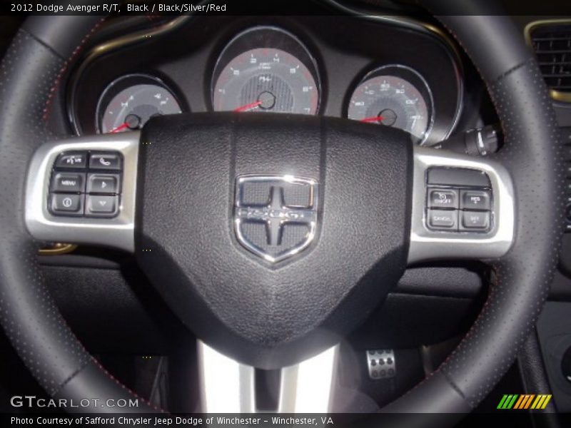 Black / Black/Silver/Red 2012 Dodge Avenger R/T