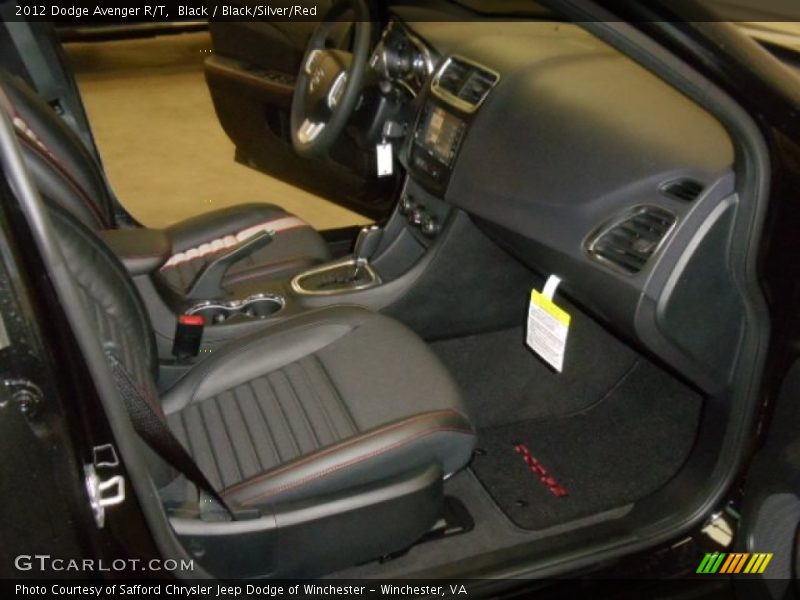 Black / Black/Silver/Red 2012 Dodge Avenger R/T
