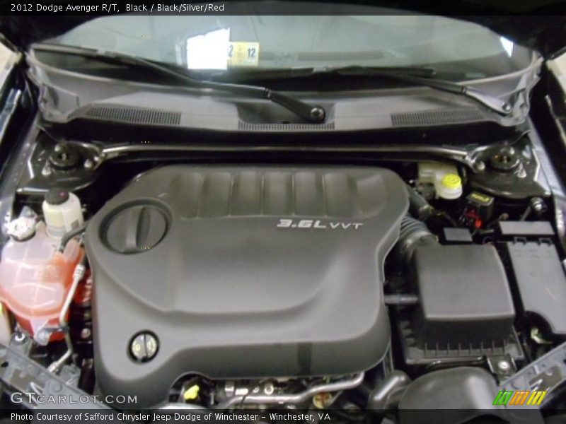 Black / Black/Silver/Red 2012 Dodge Avenger R/T