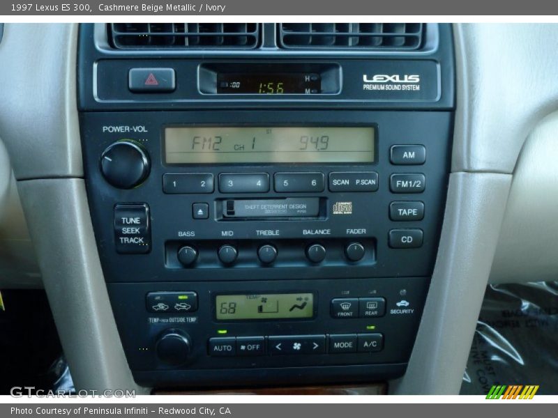 Cashmere Beige Metallic / Ivory 1997 Lexus ES 300