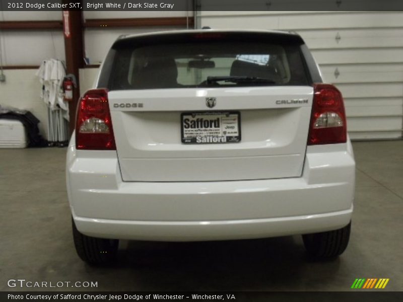 Bright White / Dark Slate Gray 2012 Dodge Caliber SXT