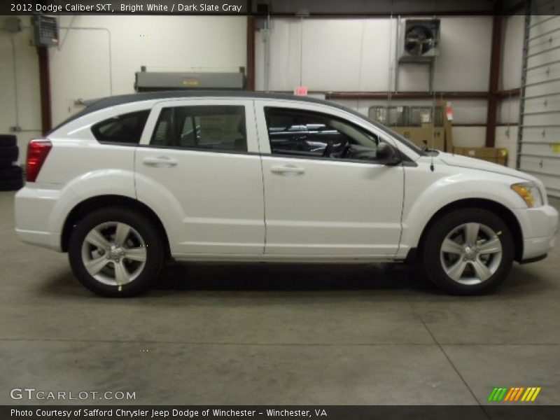 Bright White / Dark Slate Gray 2012 Dodge Caliber SXT