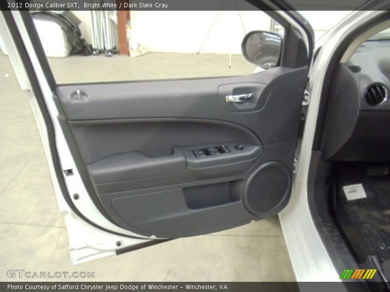 Bright White / Dark Slate Gray 2012 Dodge Caliber SXT