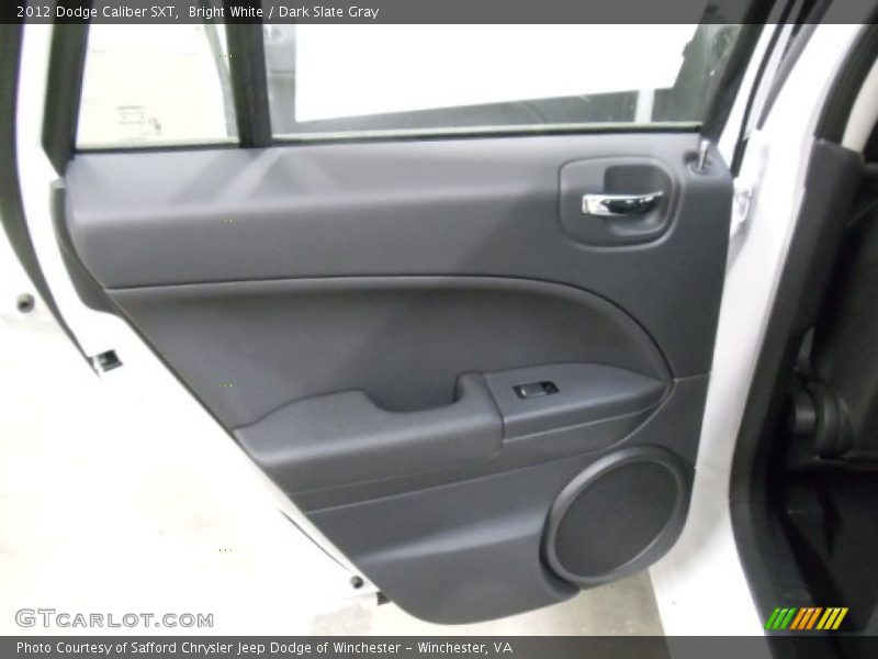 Bright White / Dark Slate Gray 2012 Dodge Caliber SXT
