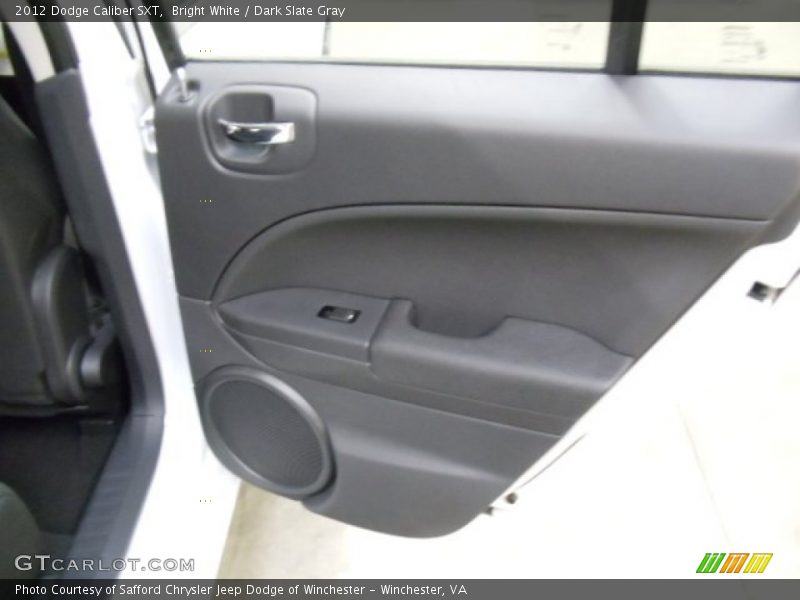 Bright White / Dark Slate Gray 2012 Dodge Caliber SXT