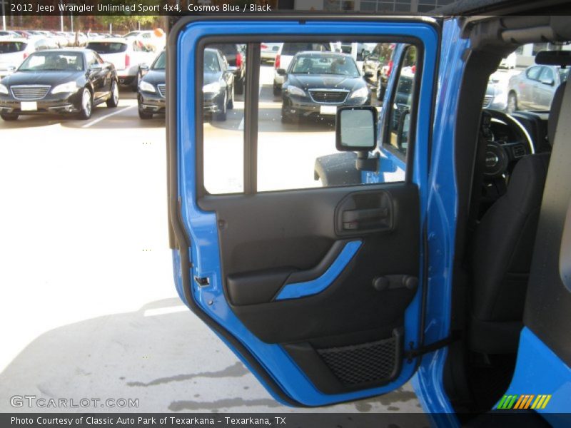 Cosmos Blue / Black 2012 Jeep Wrangler Unlimited Sport 4x4