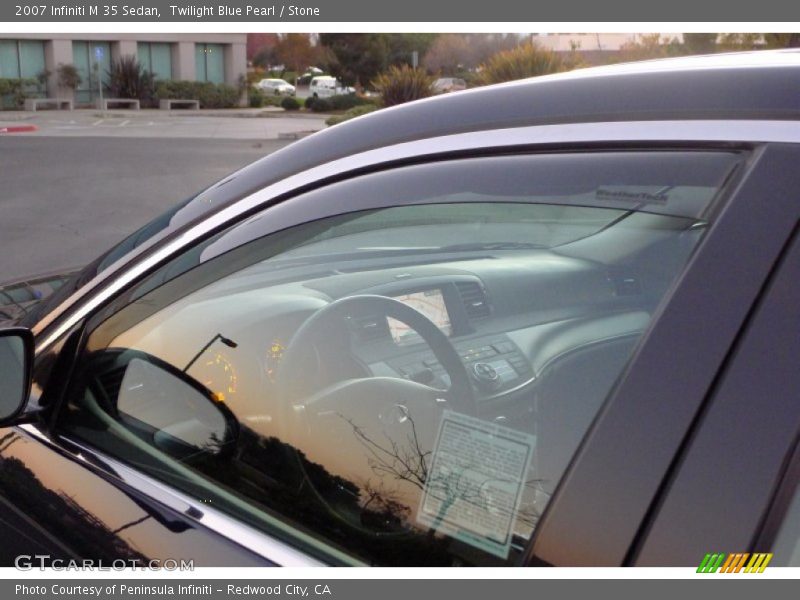 Twilight Blue Pearl / Stone 2007 Infiniti M 35 Sedan