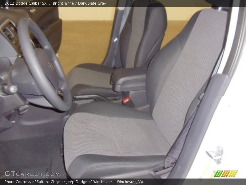 Bright White / Dark Slate Gray 2012 Dodge Caliber SXT