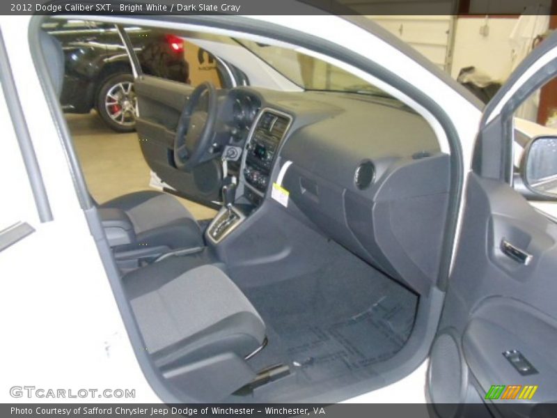 Bright White / Dark Slate Gray 2012 Dodge Caliber SXT