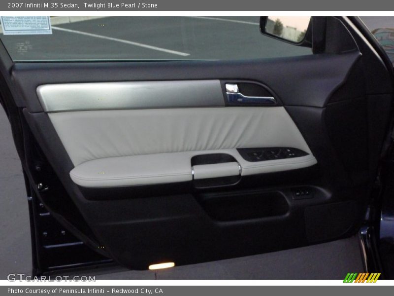 Twilight Blue Pearl / Stone 2007 Infiniti M 35 Sedan