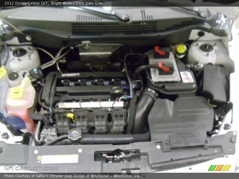 Bright White / Dark Slate Gray 2012 Dodge Caliber SXT