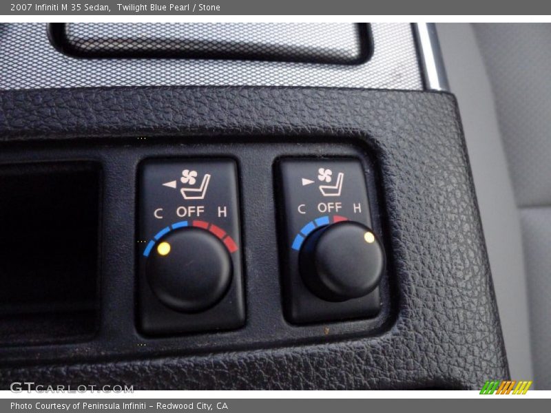 Twilight Blue Pearl / Stone 2007 Infiniti M 35 Sedan