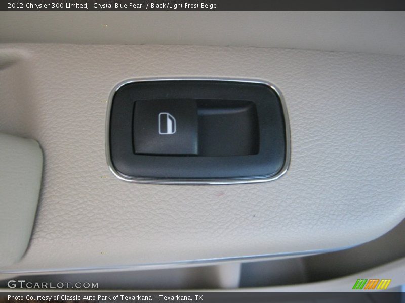 Crystal Blue Pearl / Black/Light Frost Beige 2012 Chrysler 300 Limited