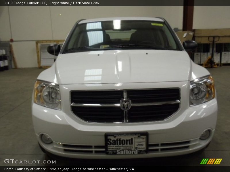 Bright White / Dark Slate Gray 2012 Dodge Caliber SXT