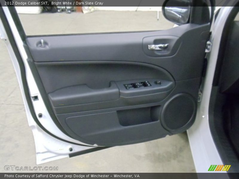 Bright White / Dark Slate Gray 2012 Dodge Caliber SXT