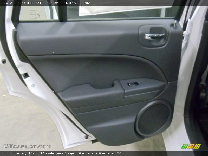 Bright White / Dark Slate Gray 2012 Dodge Caliber SXT