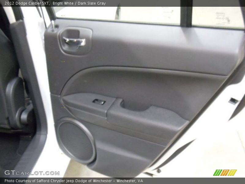 Bright White / Dark Slate Gray 2012 Dodge Caliber SXT