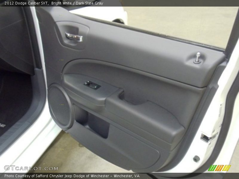 Bright White / Dark Slate Gray 2012 Dodge Caliber SXT