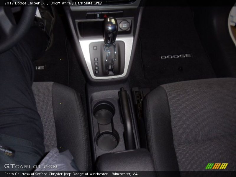 Bright White / Dark Slate Gray 2012 Dodge Caliber SXT