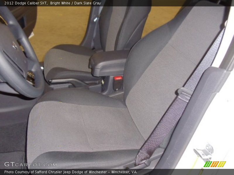 Bright White / Dark Slate Gray 2012 Dodge Caliber SXT