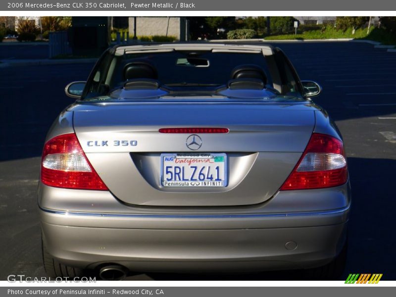Pewter Metallic / Black 2006 Mercedes-Benz CLK 350 Cabriolet