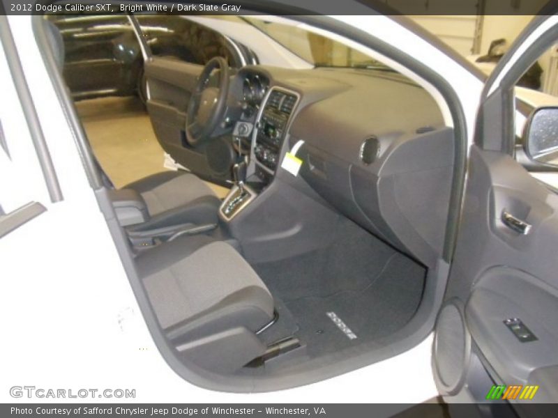 Bright White / Dark Slate Gray 2012 Dodge Caliber SXT
